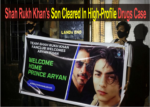 Shah Rukh Khan's Son Cleared In High-Profile Drugs Case