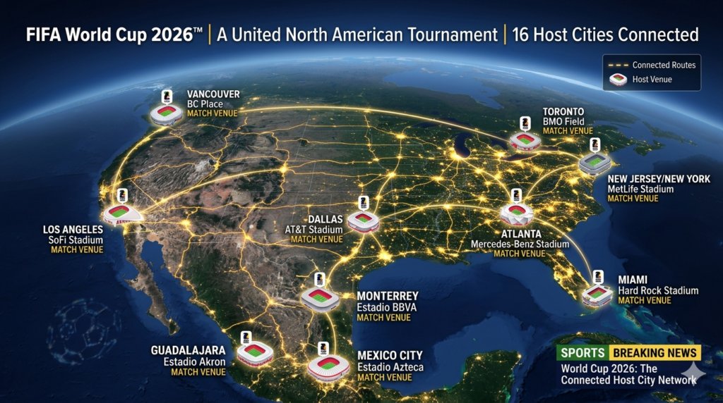 Where is FIFA World Cup 2026 Host Countries & Stadiums